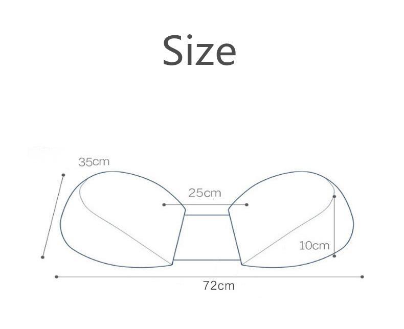 Side sleeping U-pillow - Sleepgadgets