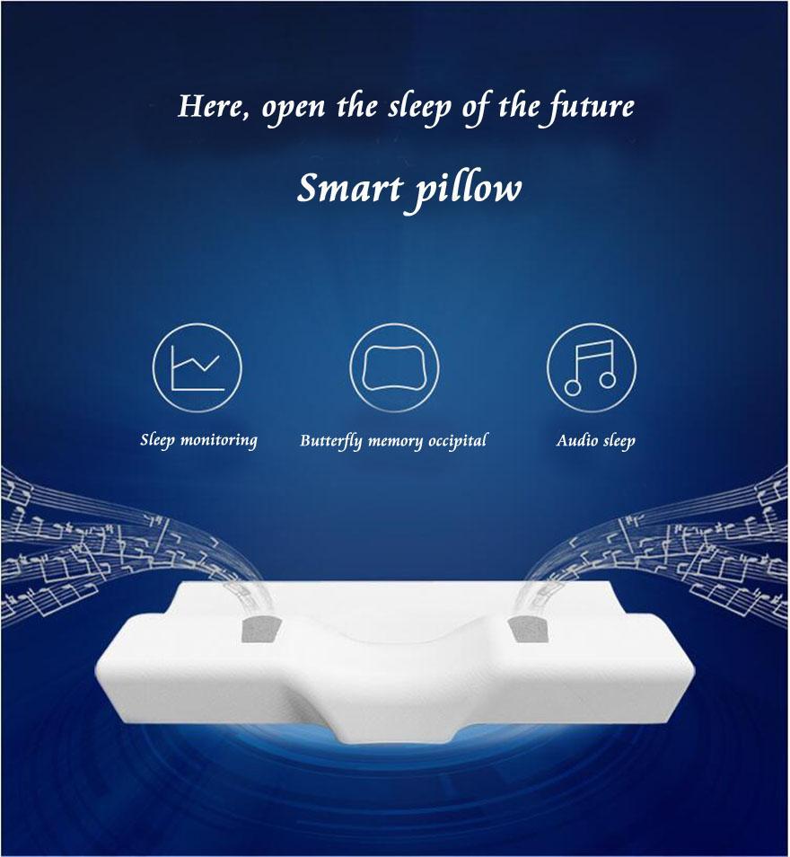 Smart Orthopaedic Pillow (Music + Sleep Tracker) - Sleepgadgets